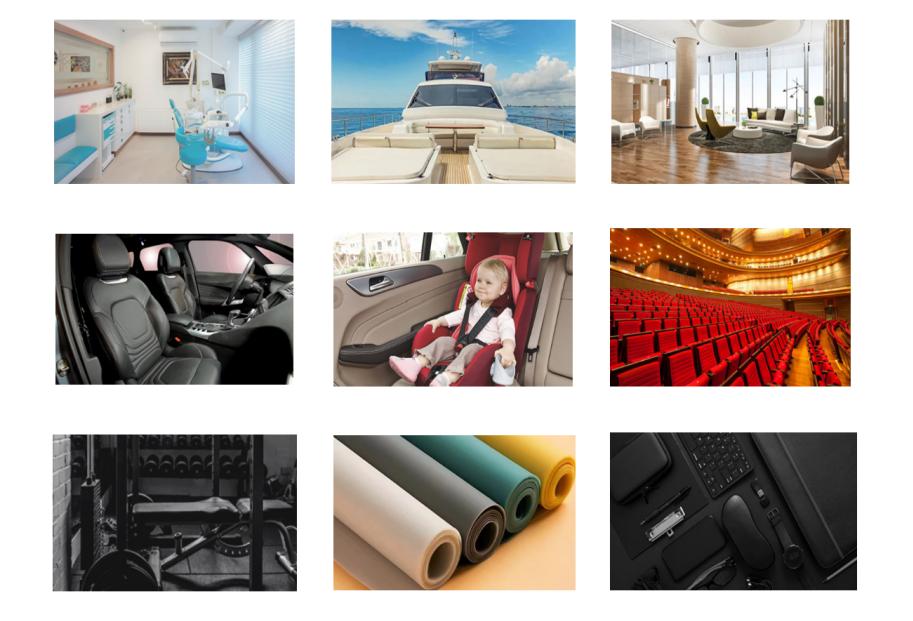 Application fields of silicone leather