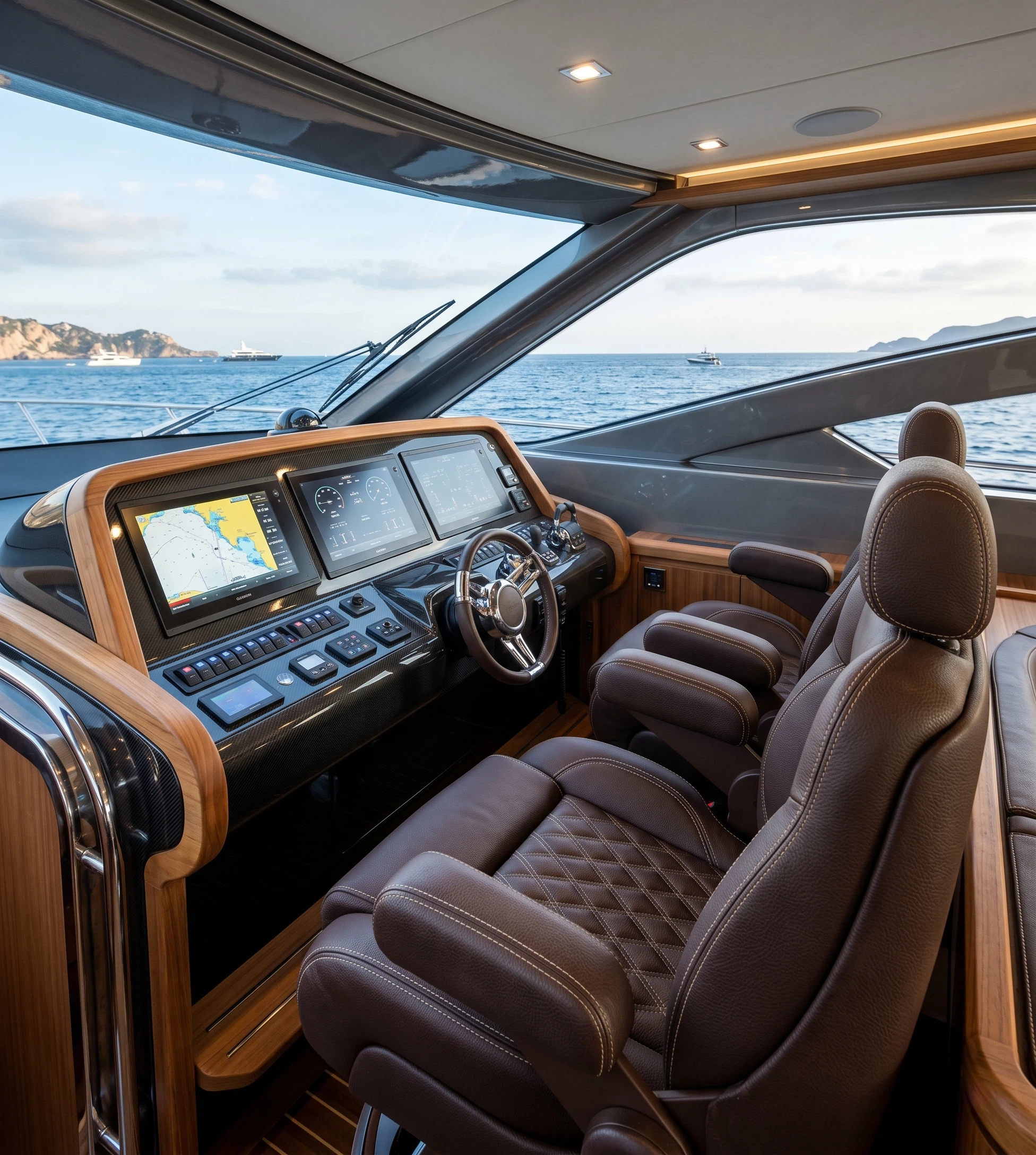 Exterior Deck & Helm Seating